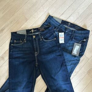 NWT 7 for all mankind jeans - bundle